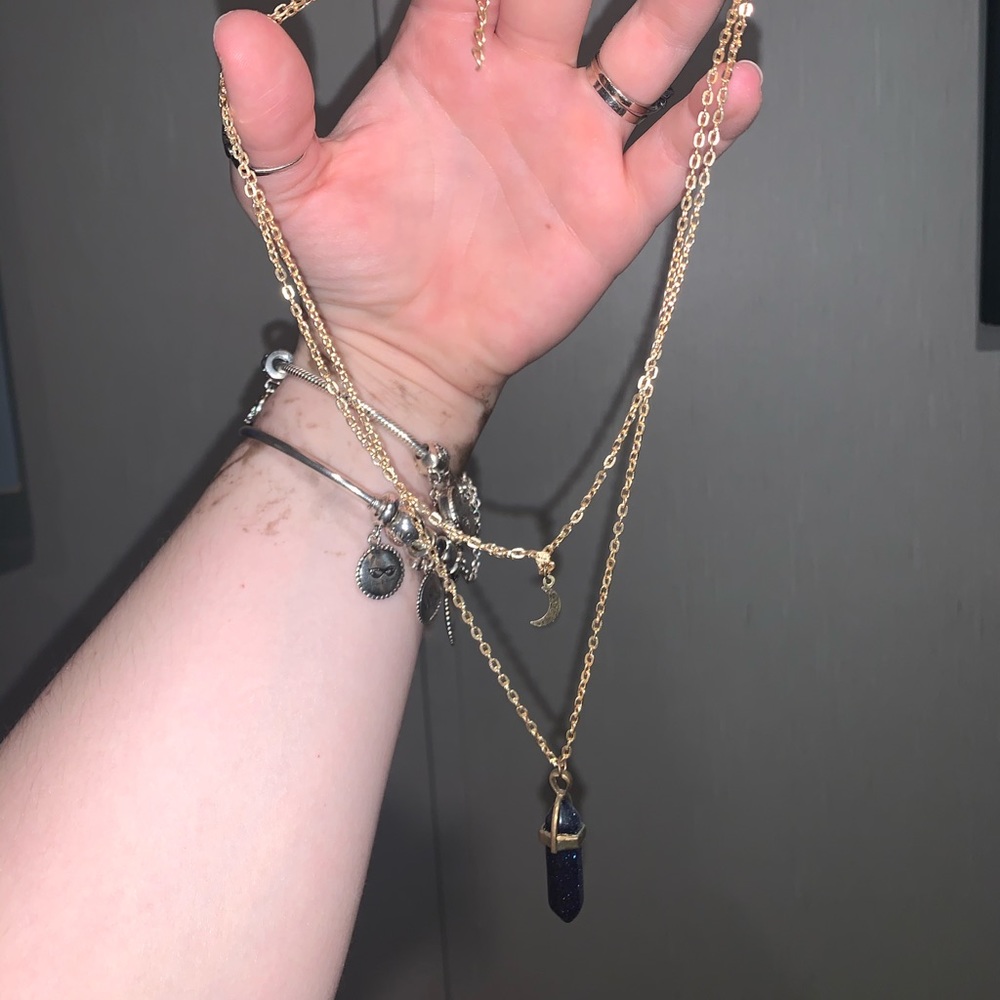 Gold layered gorgeous necklace